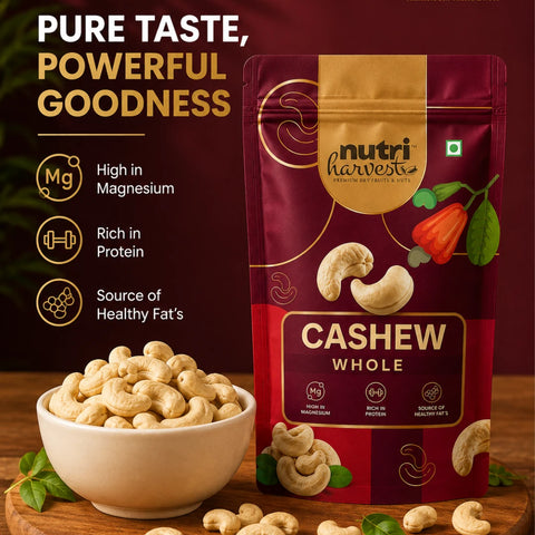 Nutri Harvest Premium Whole Cashew Nuts (W240)