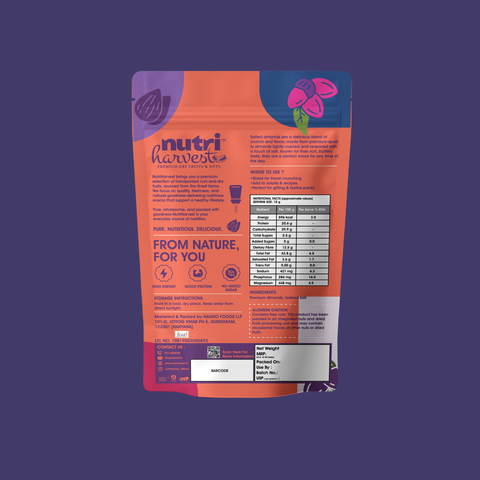 Nutri Harvest Roasted & Salted Almonds