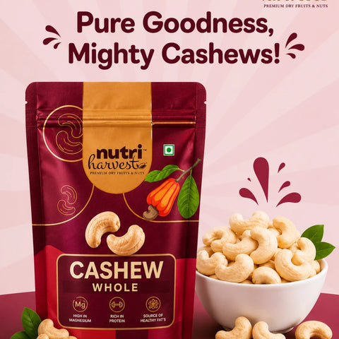 Nutri Harvest Premium Whole Cashew Nuts (W240)