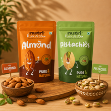 Load image into Gallery viewer, Nutri Harvest Almond Pistachio pack of 2 Combo
