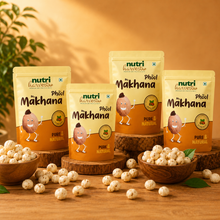 Load image into Gallery viewer, Nutri Harvest Phool Makhana Pack of 4 Combo.
