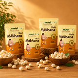 Nutri Harvest Phool Makhana Pack of 4 Combo