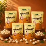 Nutri Harvest Phool Makhana Pack of 5 Combo
