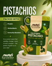 Load image into Gallery viewer, Nutri Harvest Premium California Roasted &amp; Salted Whole Pistachios
