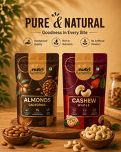 Load image into Gallery viewer, Nutri Harvest Whole Cashews and California Almonds Combo
