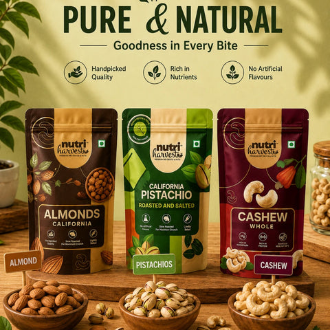 Nutri Harvest Cashew Almond Pistachio Combo