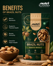 Load image into Gallery viewer, Nutri Harvest Exotic Whole Brazil Nuts
