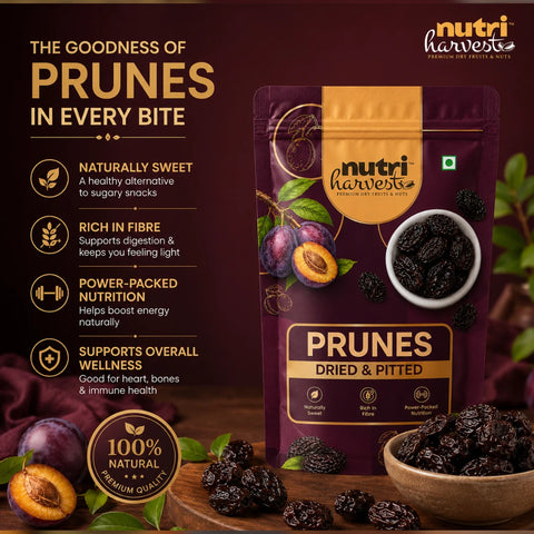 Nutri Harvest Prunes Dried & Pitted
