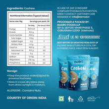 Load image into Gallery viewer, Nutri Harvest Whole Cashew Nuts and Pistachios 250g Each Value Combo
