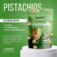 Load image into Gallery viewer, Nutri Harvest Whole Cashew Nuts and Pistachios 250g Each Value Combo
