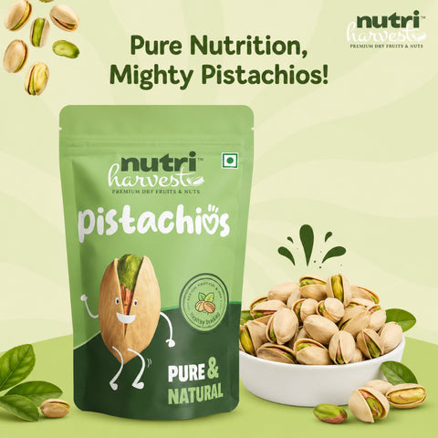 Nutri Harvest Premium California Roasted & Salted Whole Pistachios