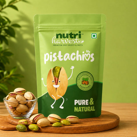 Nutri Harvest Premium California Roasted & Salted Whole Pistachios