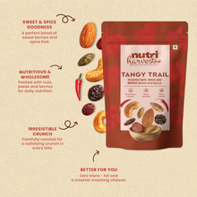 Load image into Gallery viewer, Nutri Harvest Tangy Trail Mix and Trail Mix Pack of 2 Combo
