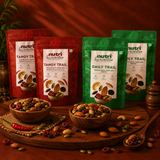 Nutri Harvest Tangy Trail Mix and Trail Mix Pack of 4 Combo